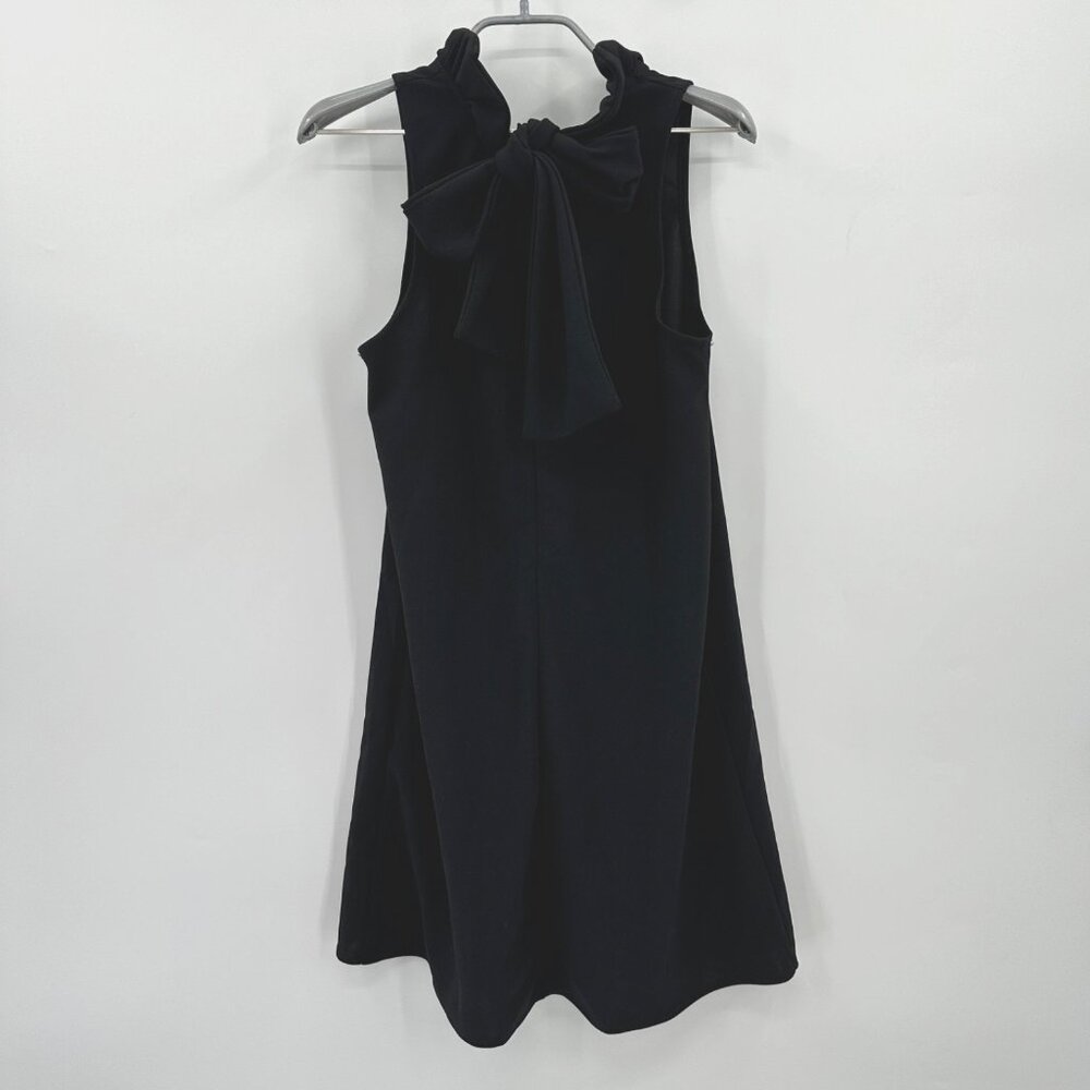 Pomander Place Tuckernuck Women's Black Blythe Dress Sleeveless Ruffle Collar XS